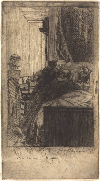 Sickness by Albert Besnard