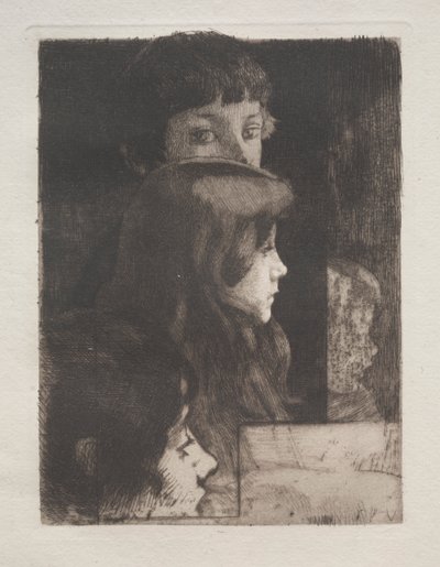 Study of Heads by Albert Besnard