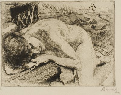 The Sleeping Model by Albert Besnard