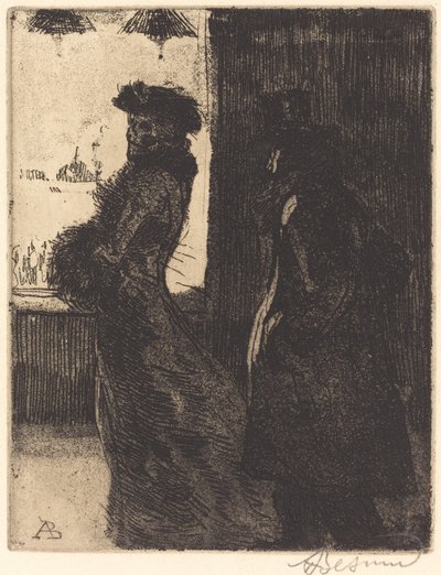 The Unknown Woman by Albert Besnard