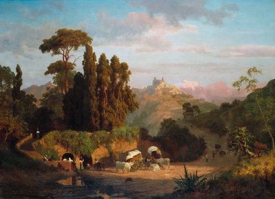 Italian Mountains by Albert Bierstadt