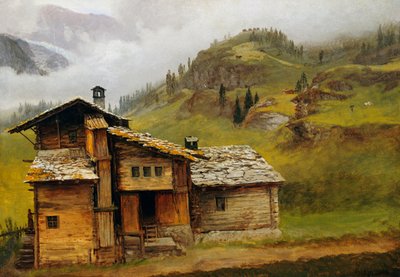 Mountain House by Albert Bierstadt