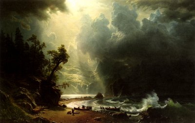 Puget Sound on the Pacific Coast by Albert Bierstadt