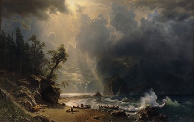 Puget Sound on the Pacific Coast, 1870 by Albert Bierstadt