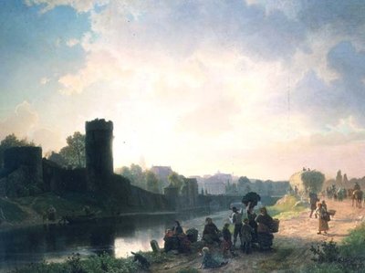 River Estuary by Albert Bierstadt