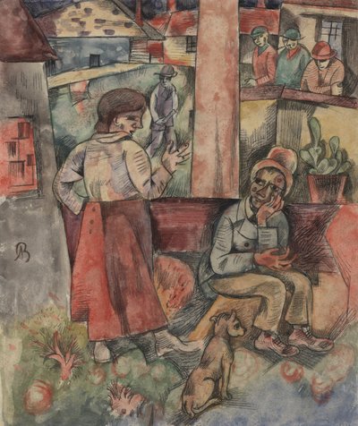 Edge of the Village; Factory Town by Albert Bloch