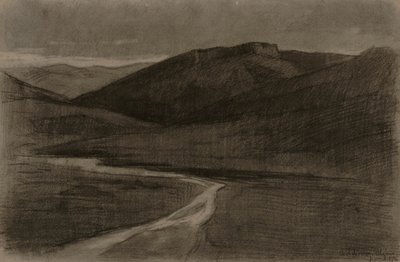 Algerian Landscape by Albert Charles Lebourg