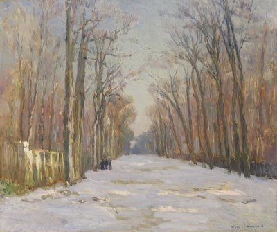 Winter Scene, 1891 by Albert Charles Lebourg