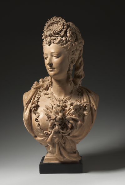 Portrait Bust, c.1865 by Albert Ernest Carrier Belleuse