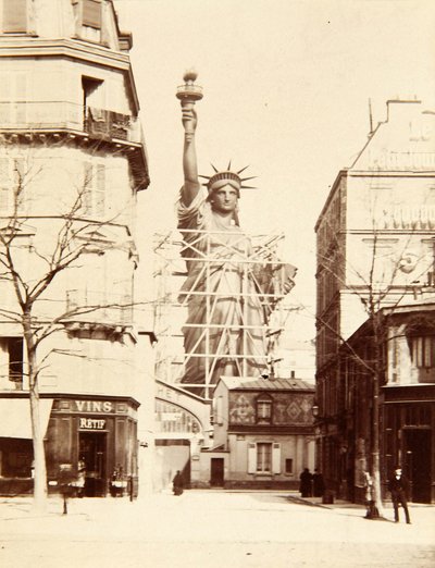 Assembling the Statue of Liberty, Paris by Albert Fernique