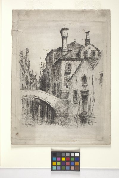 Rio Della Senza, Venice by Albert Fitch Bellows