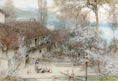 Baveno Lago Maggiore by Albert Goodwin