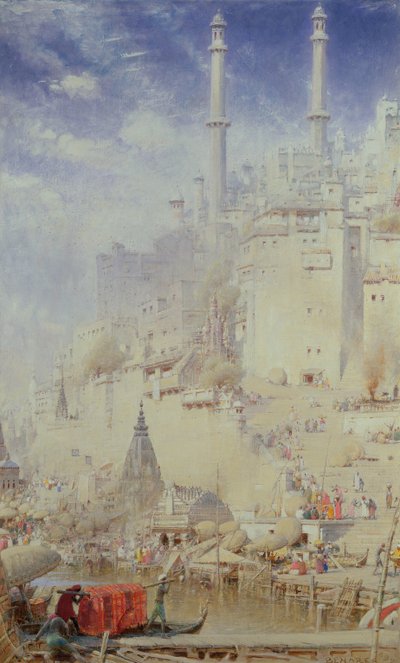 Benares (also known as Varanasi) by Albert Goodwin