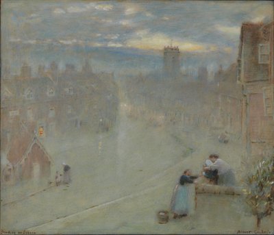 Bewdley on Severn by Albert Goodwin