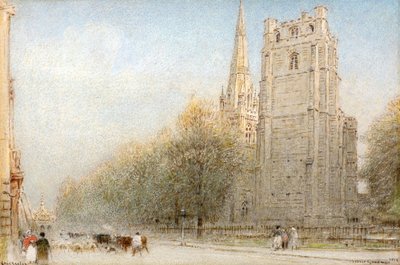 Chichester Cathedral by Albert Goodwin