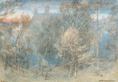 Durham by Albert Goodwin