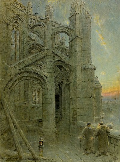 Flying Buttresses by Albert Goodwin
