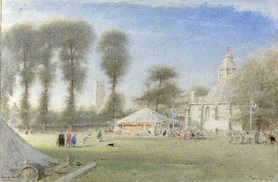 Glastonbury by Albert Goodwin