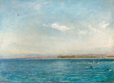 Gulf of Suez by Albert Goodwin