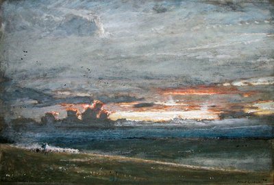 Homeward Before the Storm by Albert Goodwin