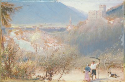 Lardeck, 1910 by Albert Goodwin