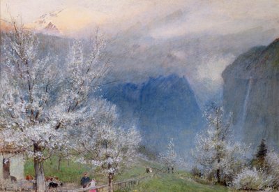 Lauterbrunnen by Albert Goodwin