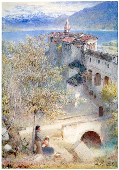 Locarno, Lake Maggiore, 1905 by Albert Goodwin