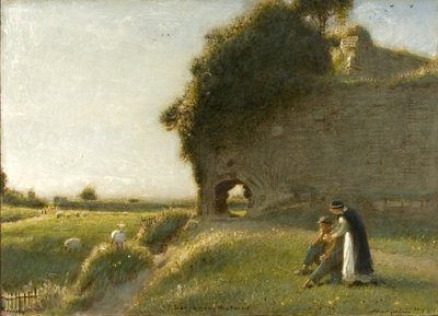 Love Among the Ruins, Pevensey by Albert Goodwin