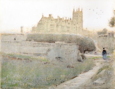 Mells, Somerset by Albert Goodwin