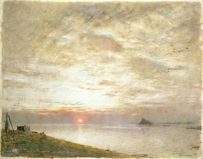 Mounts Bay, Cornwall by Albert Goodwin