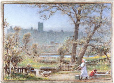 Richmond, Yorkshire by Albert Goodwin