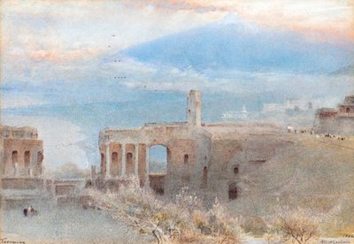 Taormina by Albert Goodwin