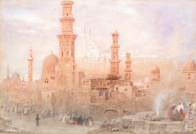 Tombs of the Caliphs, Cairo by Albert Goodwin