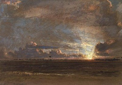 West Indian Sunset, Barbados by Albert Goodwin