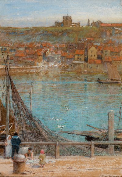 Whitby, undated by Albert Goodwin