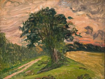Evening Landscape. Tisvilde by Albert Gottschalk