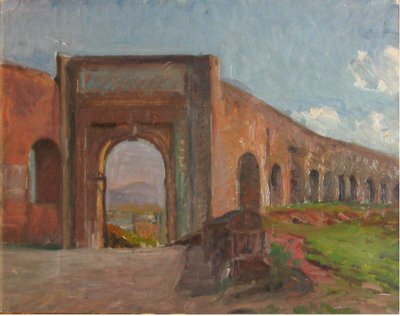 Porta Furba. Rome by Albert Gottschalk