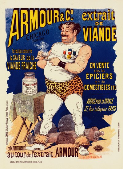 Armour & Co. Meat Extract, 1891 by Albert Guillaume