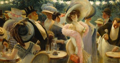 Café de Paris by Albert Guillaume