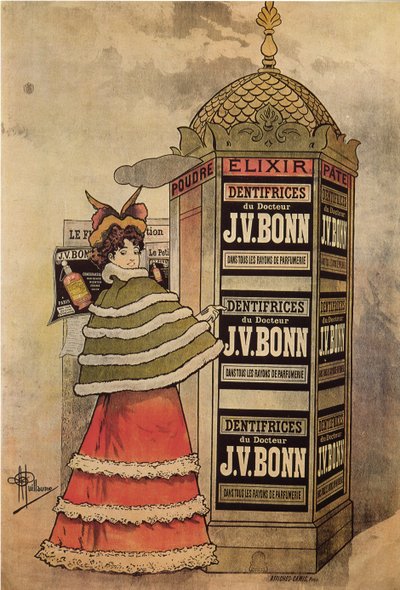 Elixir-Dentifrices du Docteur J. V. Bonn, 1893 by Albert Guillaume