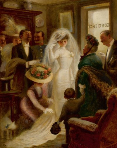 Wedding Day by Albert Guillaume