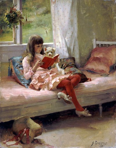 Good Friends by Albert Gustaf Aristides Edelfelt