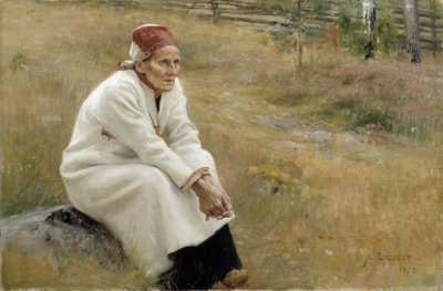 Larin Paraske by Albert Gustaf Aristides Edelfelt
