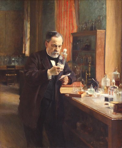 Louis Pasteur by Albert Gustaf Aristides Edelfelt