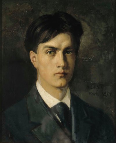 Self-Portrait by Albert Gustaf Aristides Edelfelt