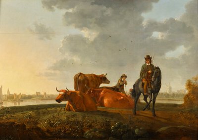 Pasture by the River by Albert Jacobsz Cuyp