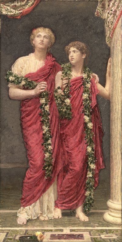 A Garland by Albert Joseph Moore
