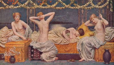 A Summer Night by Albert Joseph Moore