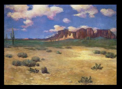 Arizona Landscape by Albert Lorey Groll
