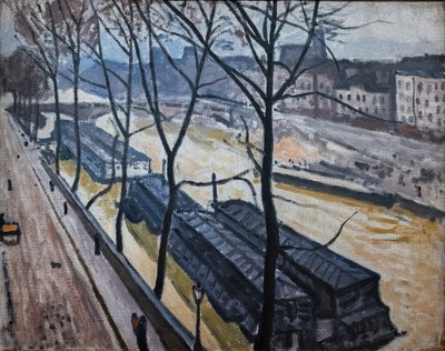 Paris in Winter. Quai Bourbon by Albert Marquet
